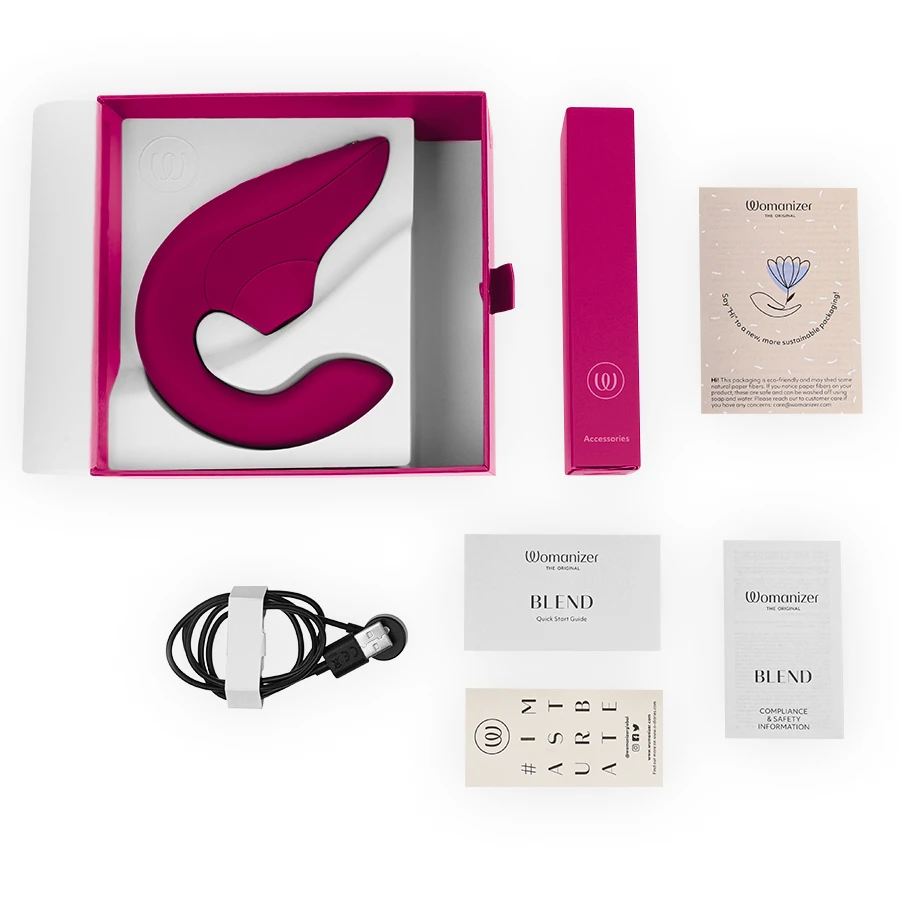 WOMANIZER Rožinė Wom. Blend Vibrant Rožinė