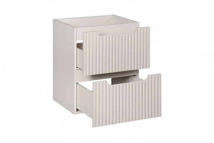 Comad 50x40 kašmyro spalvos pakabinama vonios spintelė su praustuvu Nova cashmere