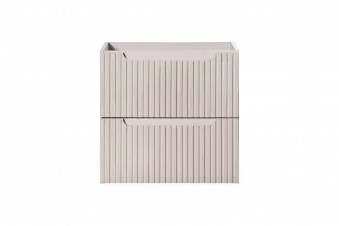 Comad 60x40 kašmyro spalvos pakabinama vonios spintelė Nova cashmere su keraminiu praustuvu
