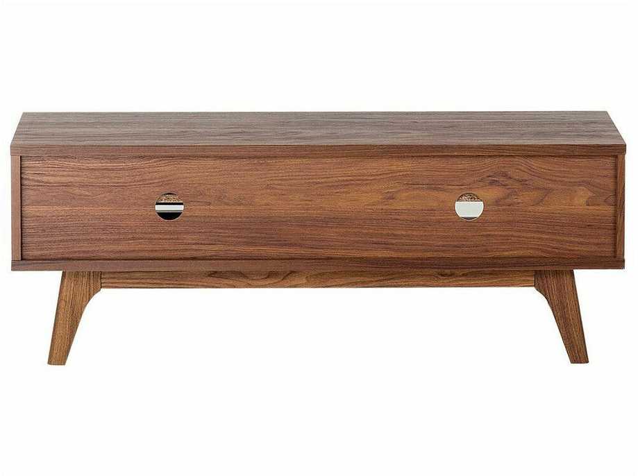 Beliani TV staliukas TV Stand Tamsi Medis TOLEDO 39480 (Tamsus medis)