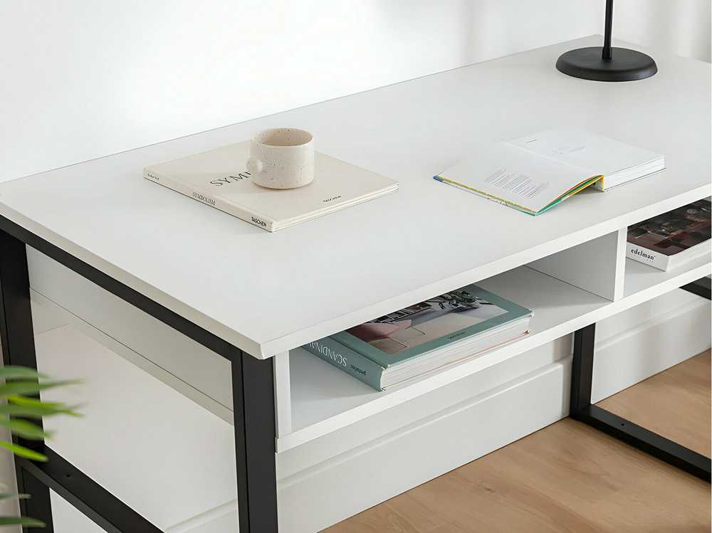Kalune Design Darbo stalas Misto - Baltas