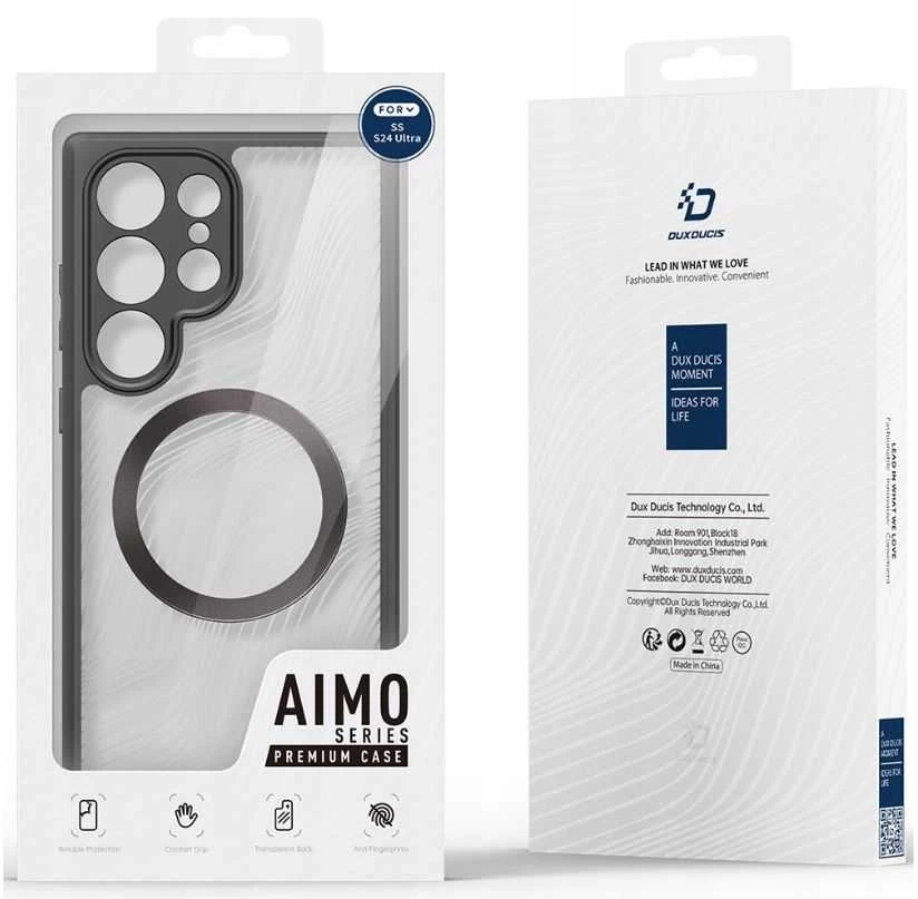 Samsung Galaxy Z Fold5 5G armored compatible MagSafe Dux Ducis Aimo Mag - dėklas telefonui juodos spalvos