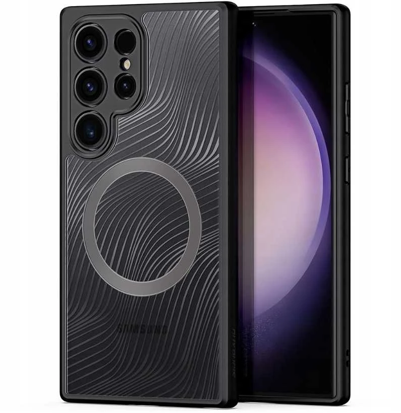 Samsung Galaxy Z Fold5 5G armored compatible MagSafe Dux Ducis Aimo Mag - dėklas telefonui juodos spalvos
