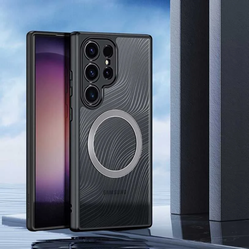 Samsung Galaxy Z Fold5 5G armored compatible MagSafe Dux Ducis Aimo Mag - dėklas telefonui juodos spalvos