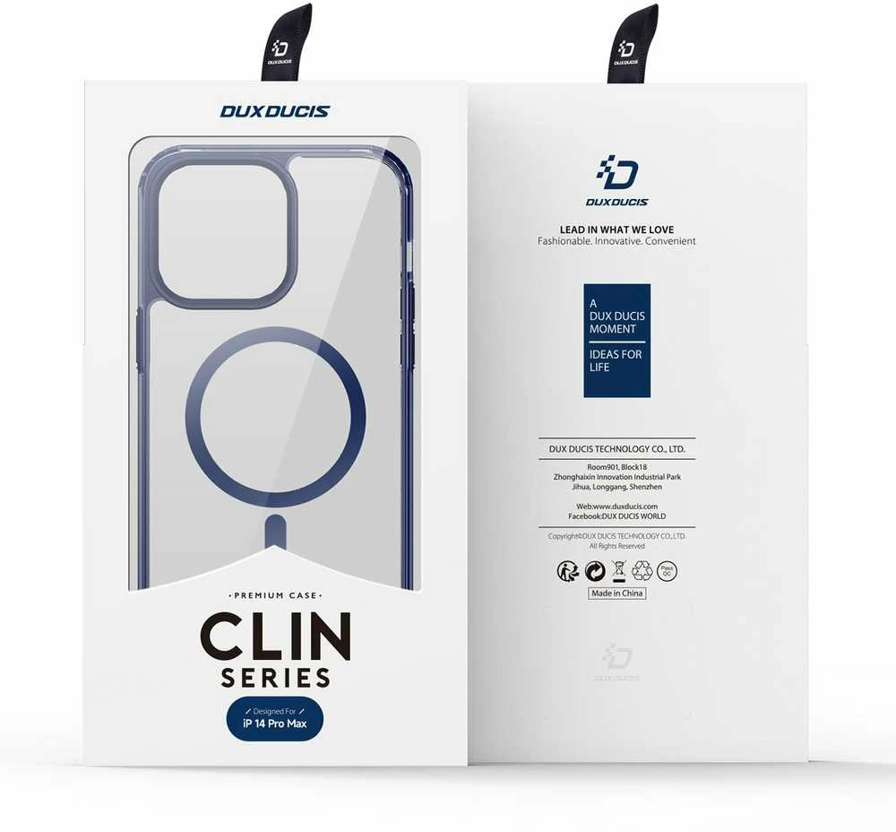 Dėklas Dux Ducis "Clin" skirtas Apple iPhone 14 Pro Max mėlynas