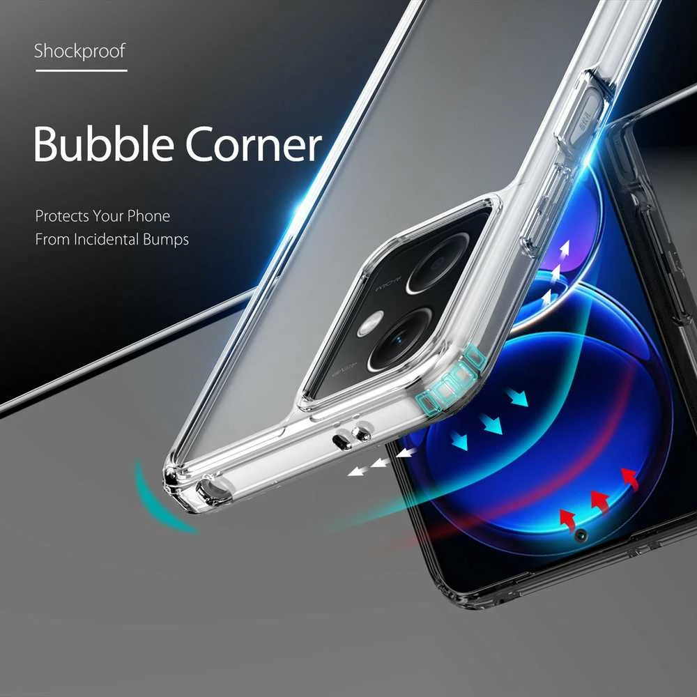 Dėklas Dux Ducis Clin Xiaomi Redmi Note 12 Pro+ 5G skaidrus