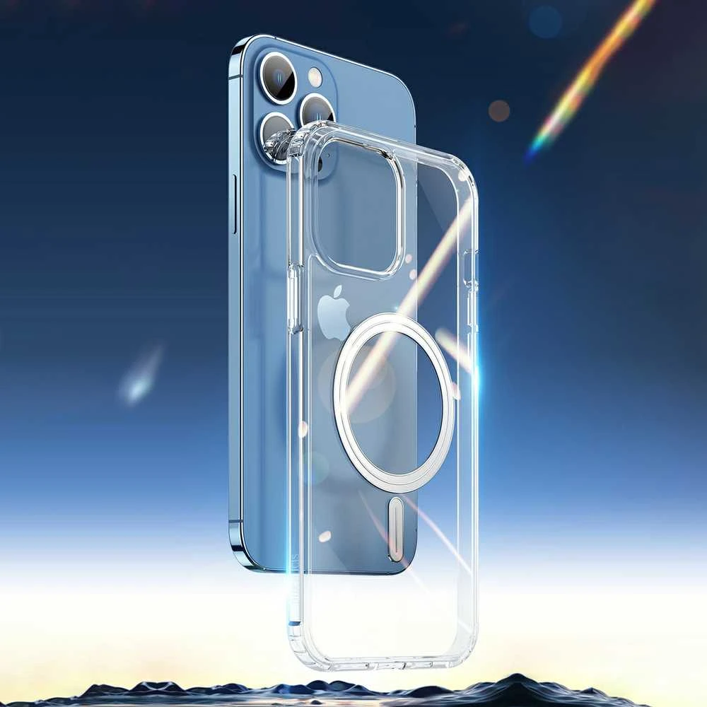 Dux Ducis Clin dėklas suderinamas su MagSafe, skirtas Apple iPhone 14 Pro Max, skaidrus