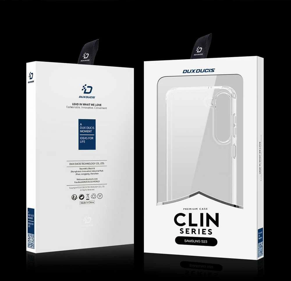 Dux Ducis Clin dėklas skirtas Samsung Galaxy S23, skaidrus
