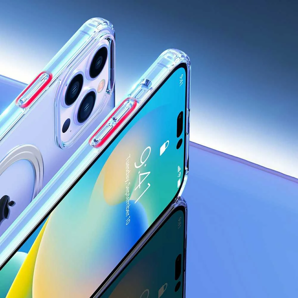 Dux Ducis Clin dėklas suderinamas su MagSafe, skirtas Apple iPhone 14 Pro Max, skaidrus