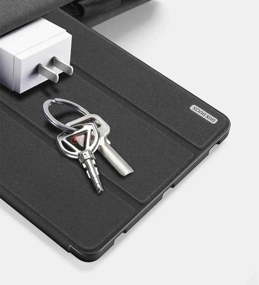 Dėklas Dux Ducis Domo Samsung X800/X806 Tab S8 Plus/T730/T736B Tab S7 FE 2021/T970/T976B Tab S7 Plus 12.4 juodas