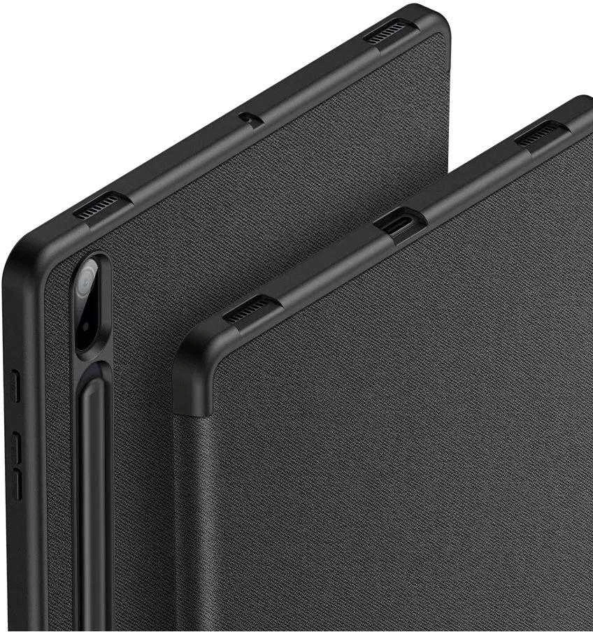 Dėklas Dux Ducis Domo Samsung X800/X806 Tab S8 Plus/T730/T736B Tab S7 FE 2021/T970/T976B Tab S7 Plus 12.4 juodas