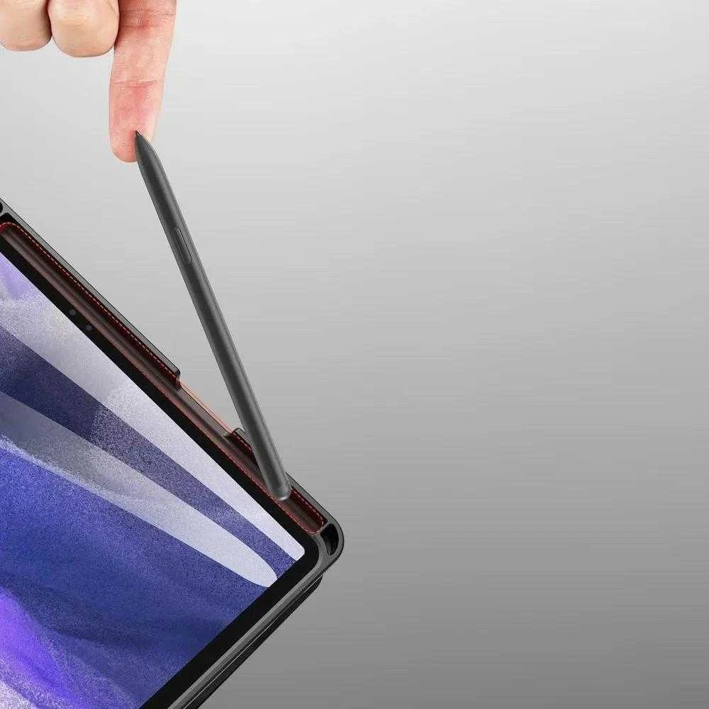 Dėklas Dux Ducis Domo Samsung X800/X806 Tab S8 Plus/T730/T736B Tab S7 FE 2021/T970/T976B Tab S7 Plus 12.4 juodas