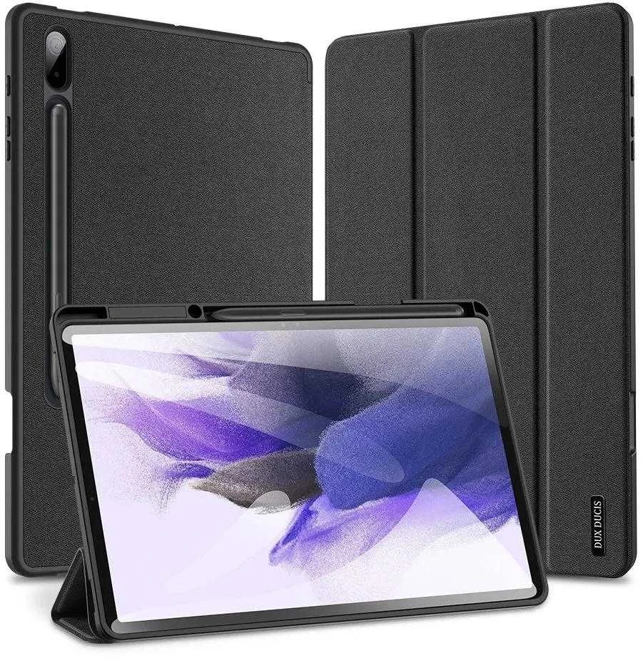 Dėklas Dux Ducis Domo Samsung X800/X806 Tab S8 Plus/T730/T736B Tab S7 FE 2021/T970/T976B Tab S7 Plus 12.4 juodas