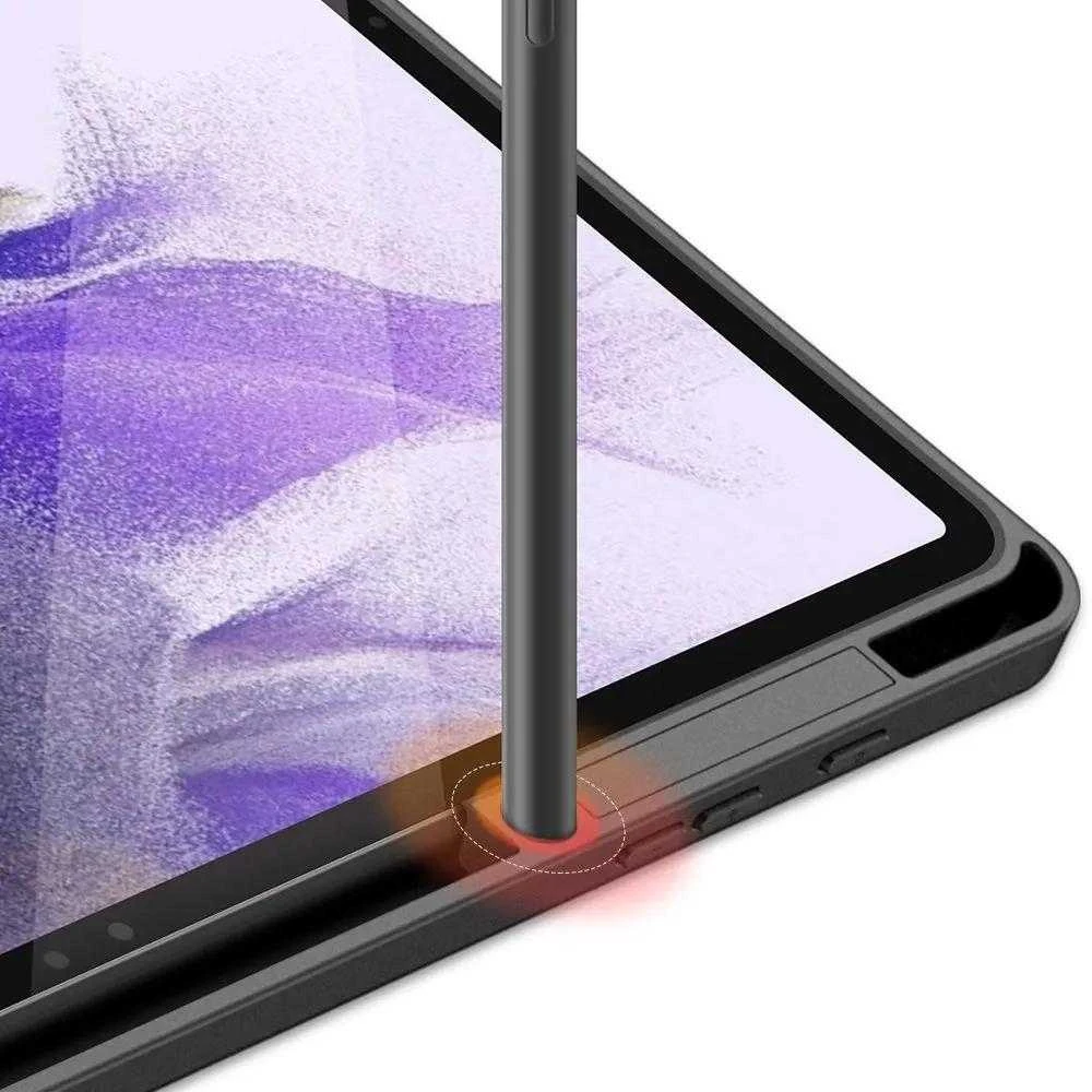 Dėklas Dux Ducis Domo Samsung X800/X806 Tab S8 Plus/T730/T736B Tab S7 FE 2021/T970/T976B Tab S7 Plus 12.4 juodas