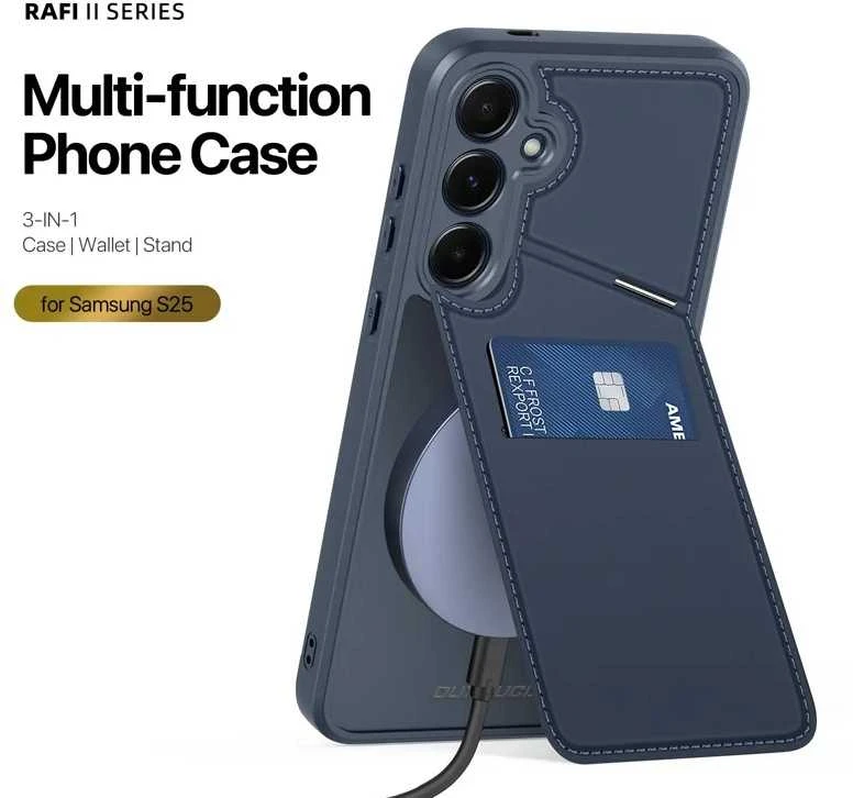 Dėklas Dux Ducis "Rafi II Mag" skirtas Samsung S931 S25 mėlynas
