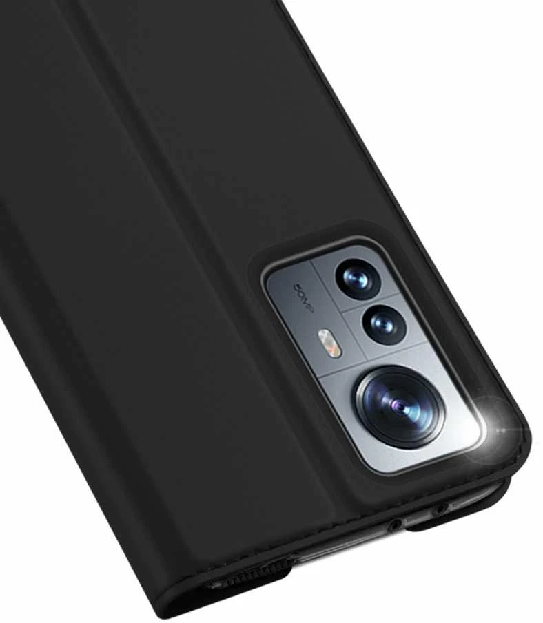 Dux Ducis Skin Pro dėklas skirtas Xiaomi 12 Pro, juodas