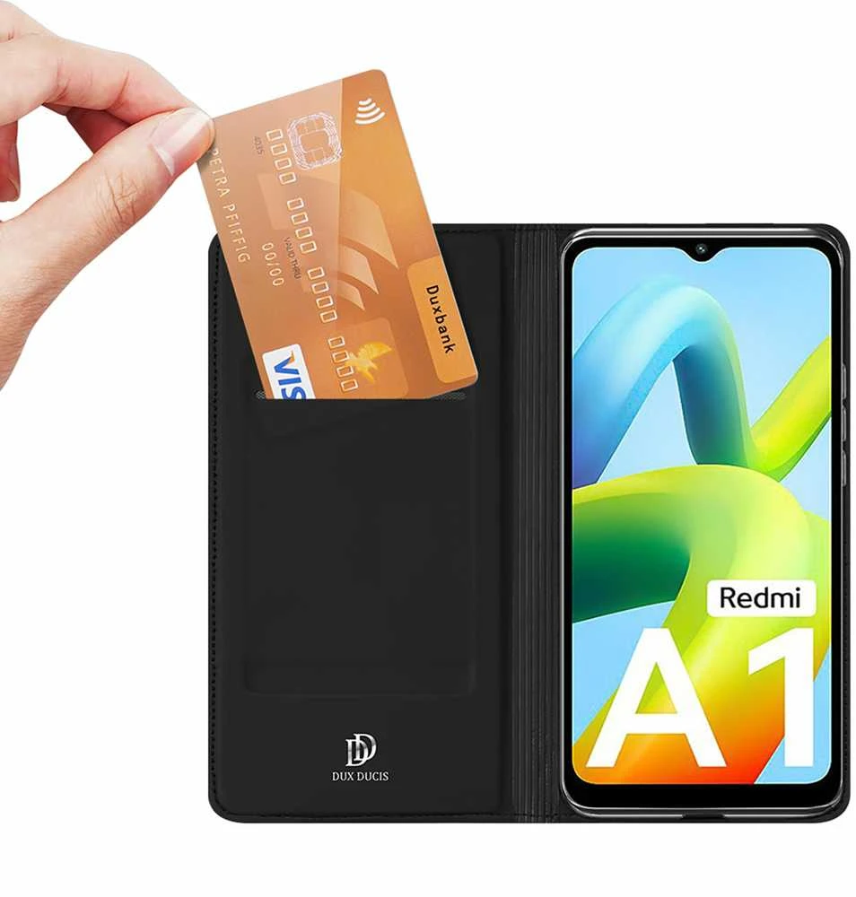 Dux Ducis Skin Pro dėklas skirtas Xiaomi Redmi A1, juodas