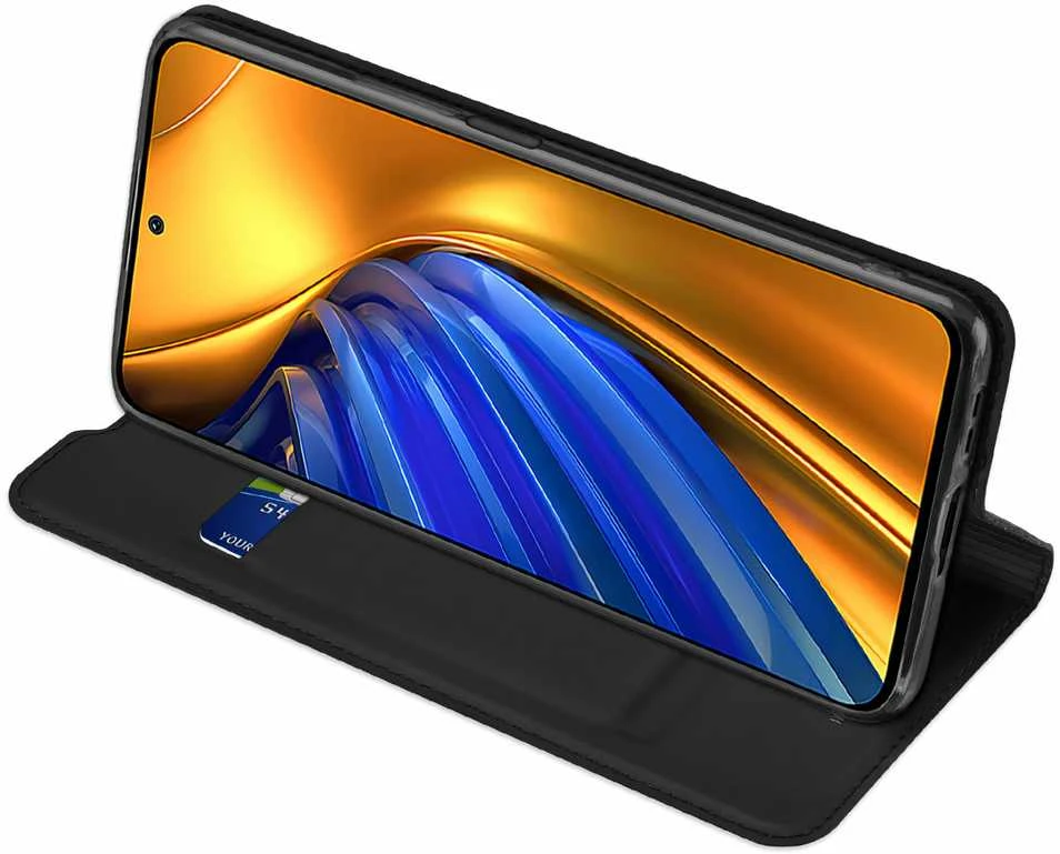 Dux Ducis Skin Pro dėklas skirtas Xiaomi Poco F4 5G, juodas