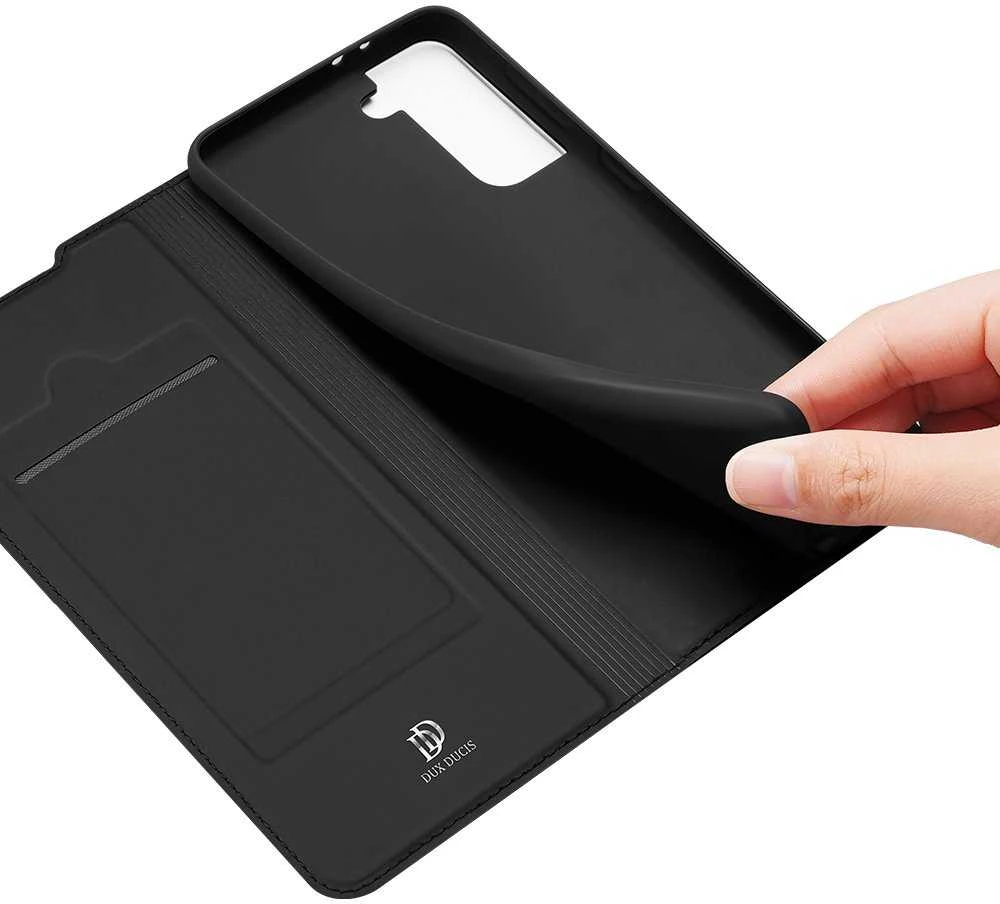 Dux Ducis Skin Pro dėklas skirtas Samsung Galaxy S21 5G, juodas