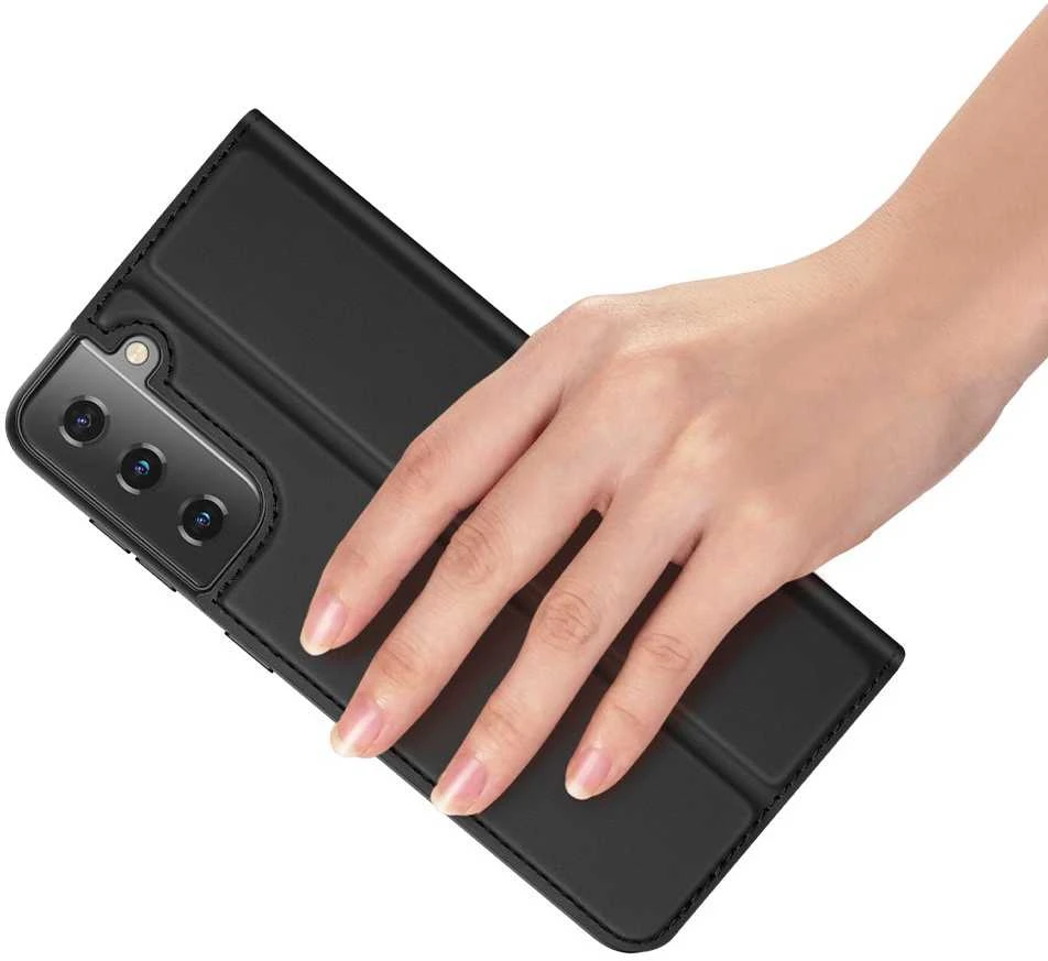 Dux Ducis Skin Pro dėklas skirtas Samsung Galaxy S21 5G, juodas