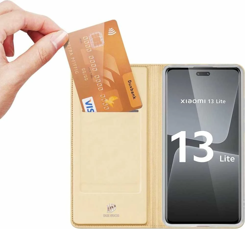 Dėklas Dux Ducis Skin Pro Xiaomi Poco X5 Pro 5G/Redmi Note 12 Pro 5G auksinis