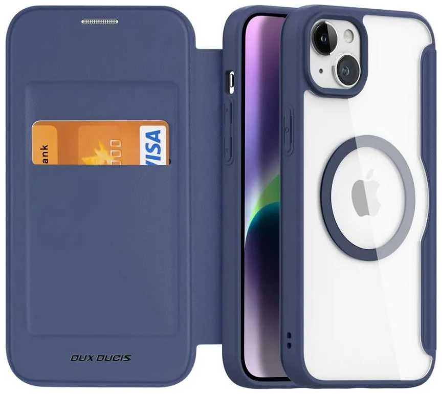 Dėklas Dux Ducis "Skin X Pro" skirtas Samsung A155 A15 4G / A156 A15 5G mėlynas