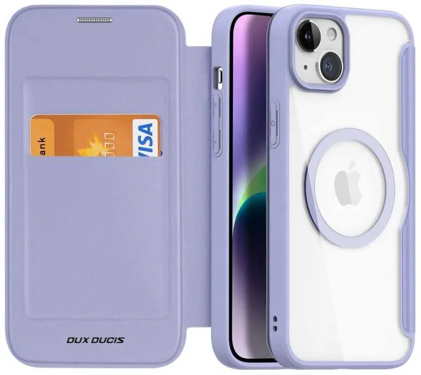 Dėklas Dux Ducis "Skin X Pro" skirtas Samsung A155 A15 4G / A156 A15 5G violetinis