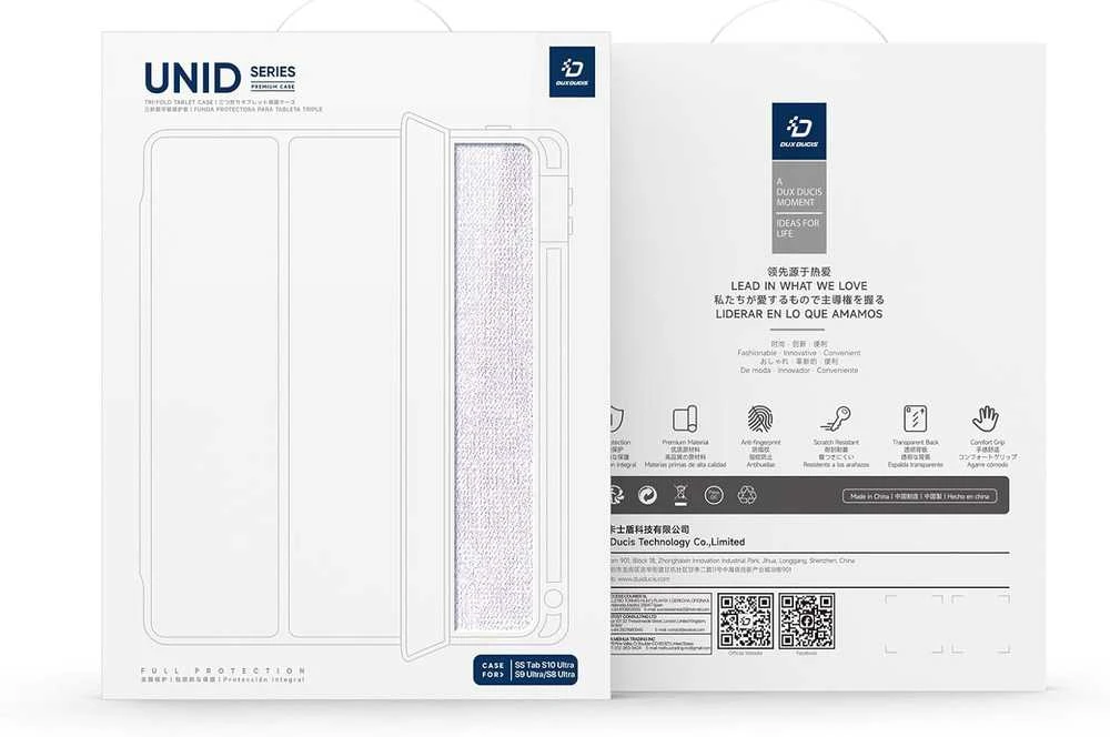 Dėklas Dux Ducis "Unid" skirtas Apple Pro 11 (2024) violetinis