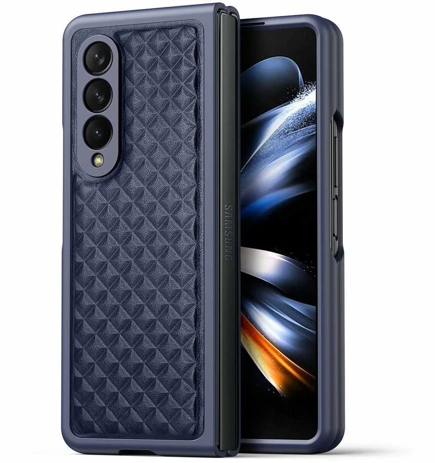 Dux Ducis Venice dėklas skirtas Samsung Z Fold 4 5G, mėlynas