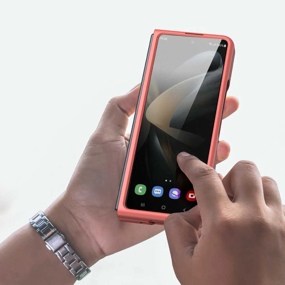 Dux Ducis Venice dėklas skirtas Samsung Galaxy Z Fold 4, raudonas