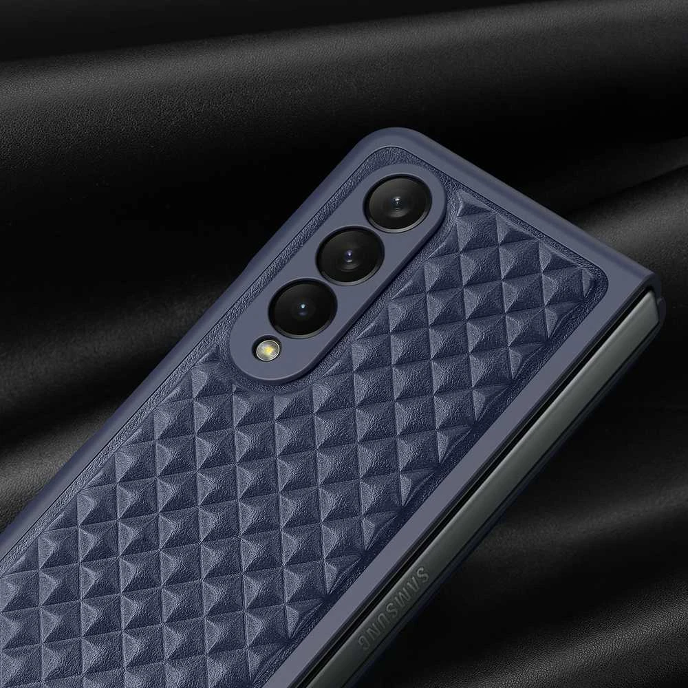 Dux Ducis Venice dėklas skirtas Samsung Z Fold 4 5G, mėlynas