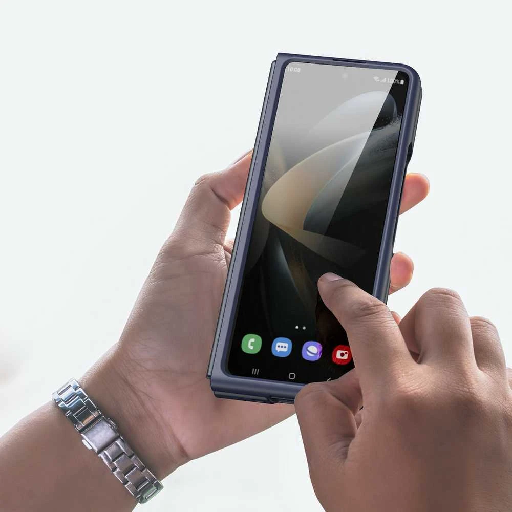 Dux Ducis Venice dėklas skirtas Samsung Z Fold 4 5G, mėlynas