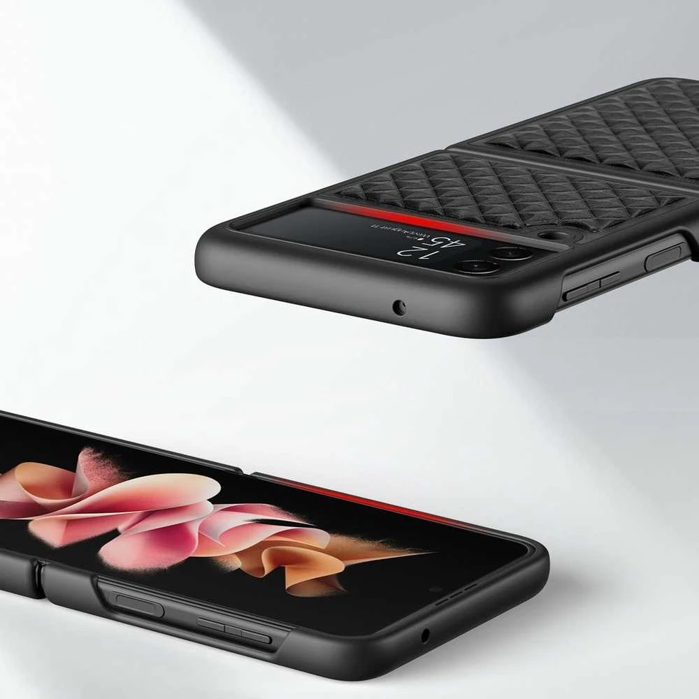 Dėklas Dux Ducis Venice Samsung F711 Z Flip3 5G juodas