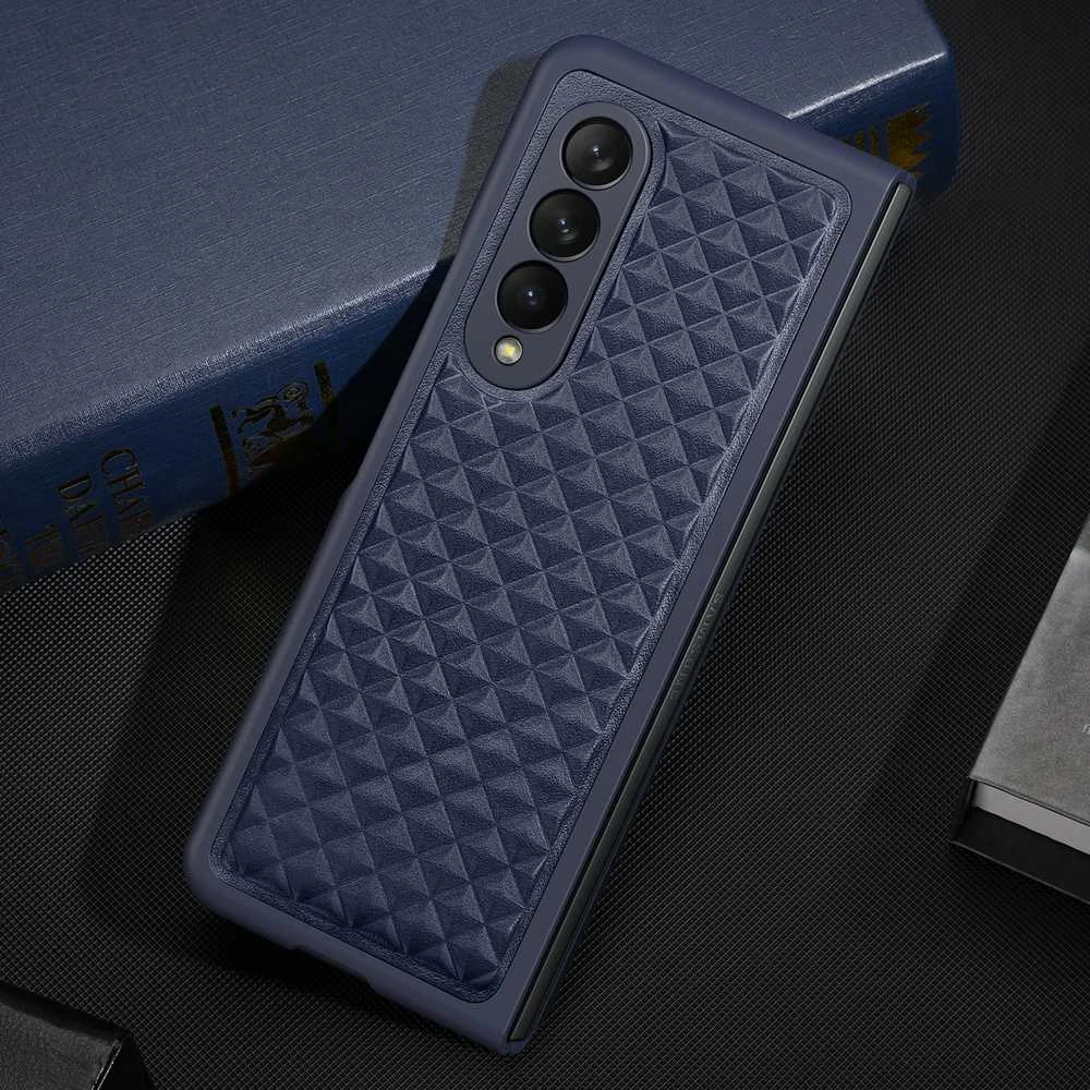 Dux Ducis Venice dėklas skirtas Samsung Z Fold 4 5G, mėlynas