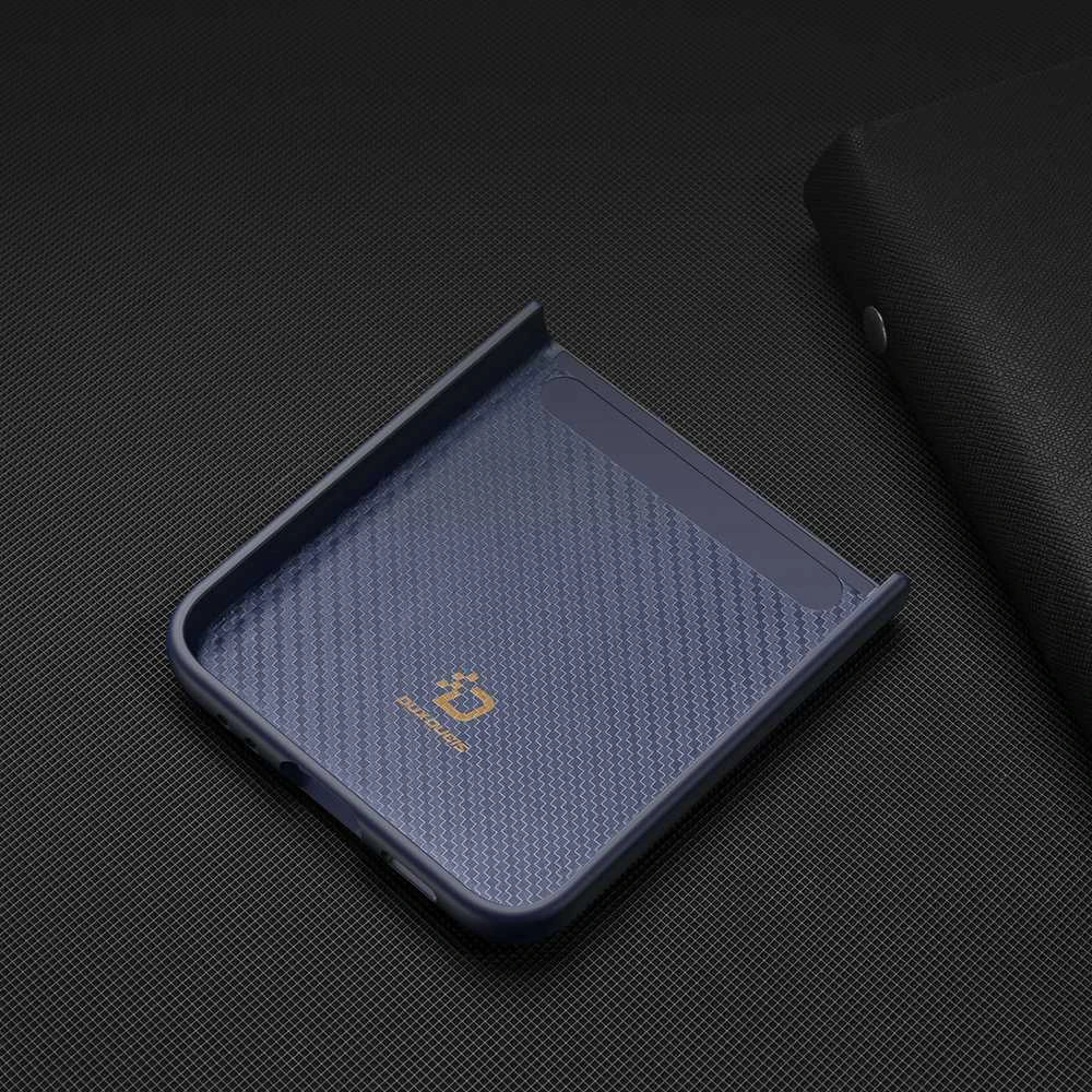 Dux Ducis Venice dėklas skirtas Samsung Z Flip 3 5G, mėlynas
