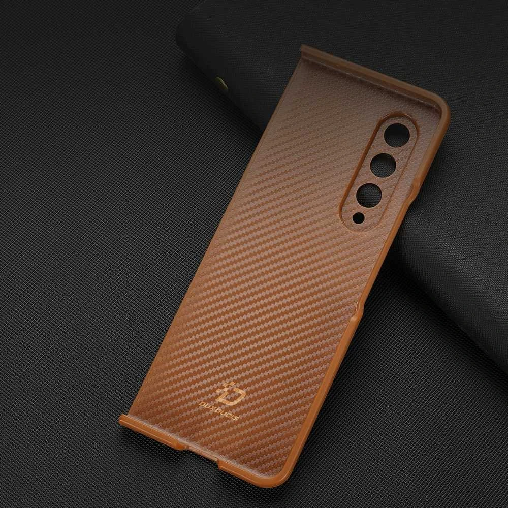 Dux Ducis Venice dėklas skirtas Samsung Galaxy Z Fold 4, rudas
