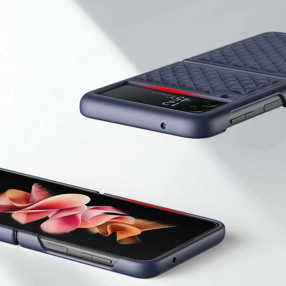 Dux Ducis Venice dėklas skirtas Samsung Z Flip 3 5G, mėlynas