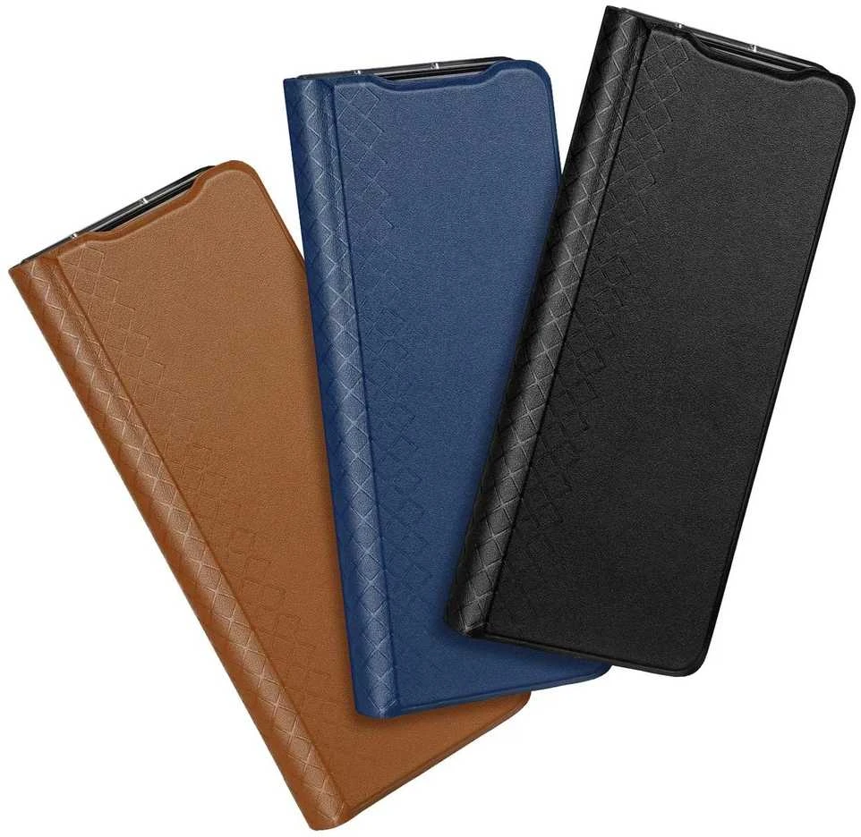 Dėklas Oem Dux Ducis "Bril" skirtas Samsung F936 Z Fold4 rudas
