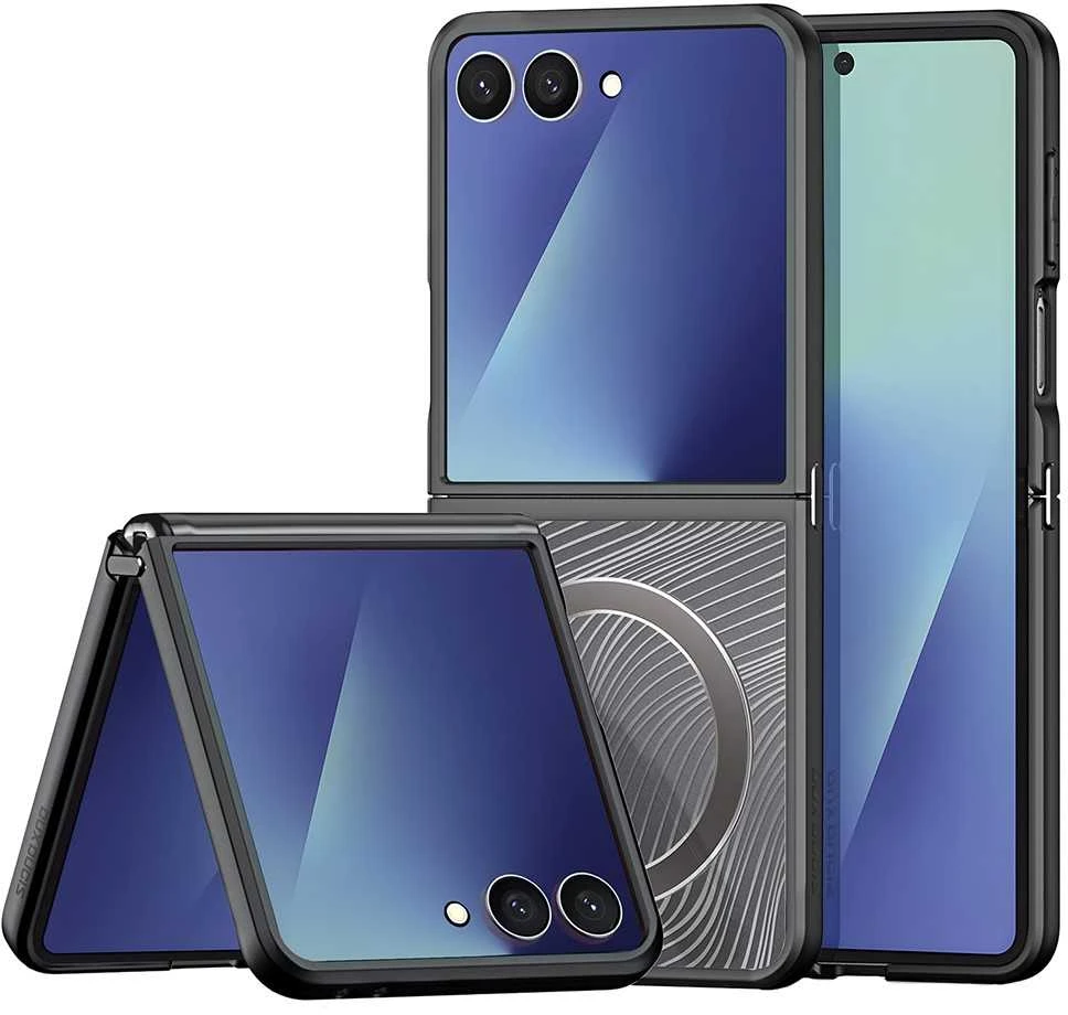 Dėklas Dux Ducis "Aimo Mag" skirtas Samsung F731 Z Flip5 juodas