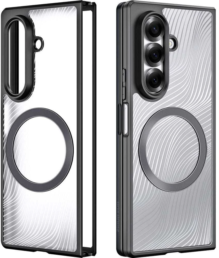Samsung Galaxy Z Fold5 5G armored compatible MagSafe Dux Ducis Aimo Mag - dėklas telefonui juodos spalvos