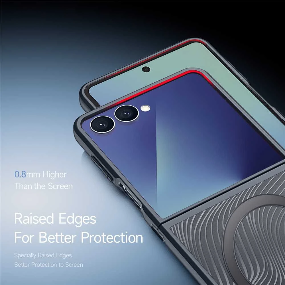 Dėklas Dux Ducis "Aimo Mag" skirtas Samsung F731 Z Flip5 juodas