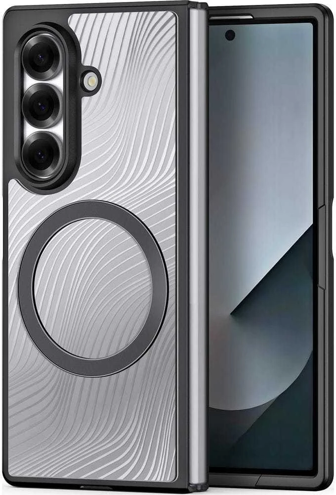 Samsung Galaxy Z Fold5 5G armored compatible MagSafe Dux Ducis Aimo Mag - dėklas telefonui juodos spalvos