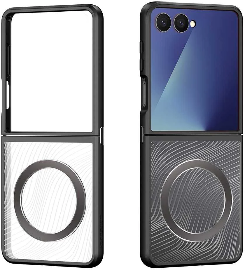 Dėklas Dux Ducis "Aimo Mag" skirtas Samsung F731 Z Flip5 juodas