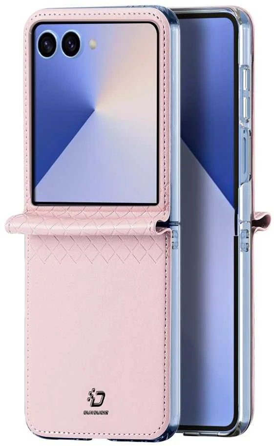 Dėklas Dux Ducis Bril Samsung F741 Z Flip6/F761 Z Flip7 FE rožinis