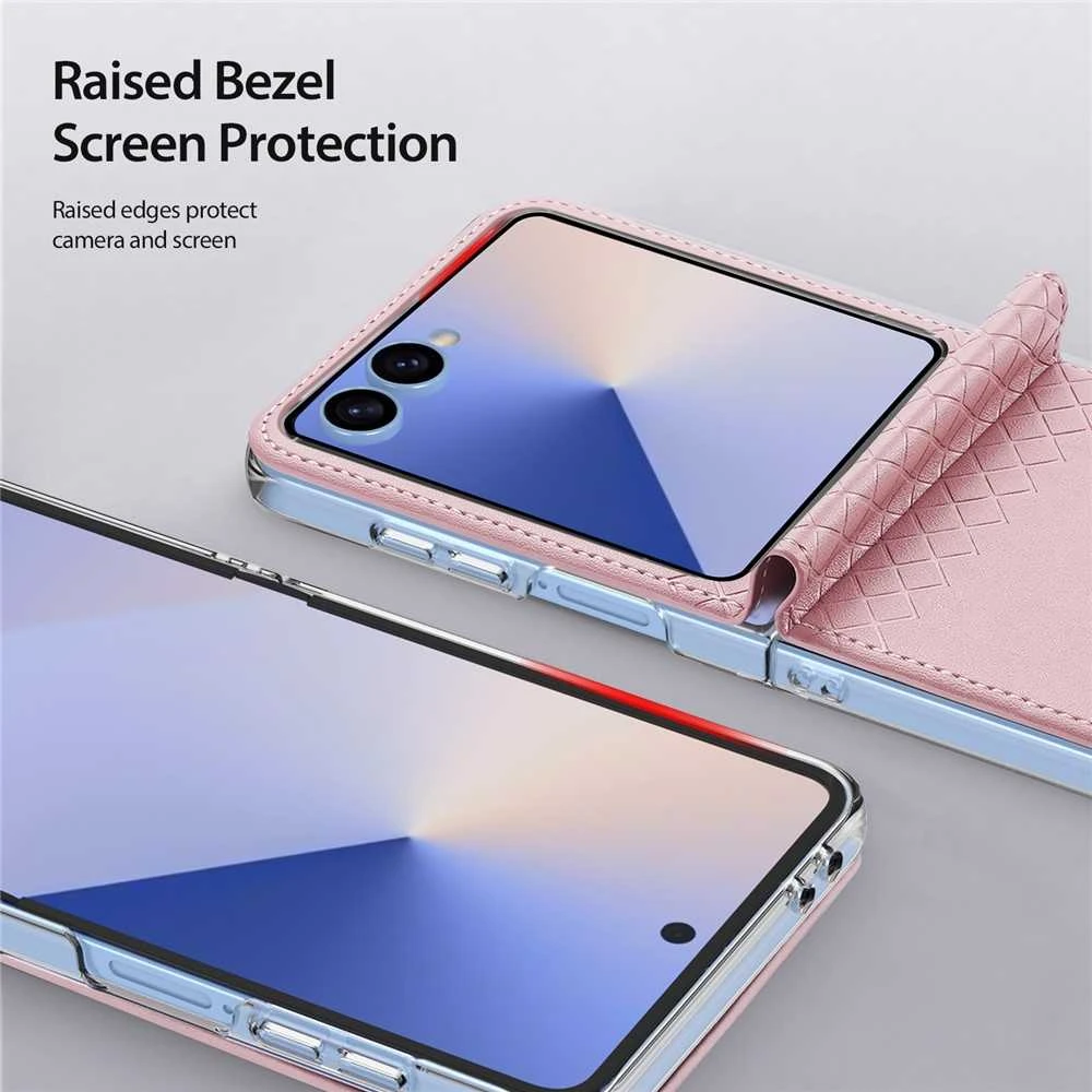 Dėklas Dux Ducis Bril Samsung F731 Z Flip5 5G rožinis