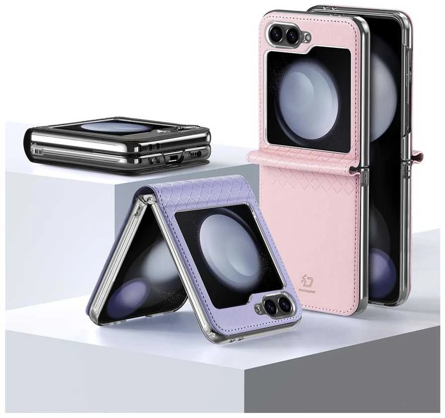 Dėklas Dux Ducis Bril Samsung F741 Z Flip6/F761 Z Flip7 FE violetinis