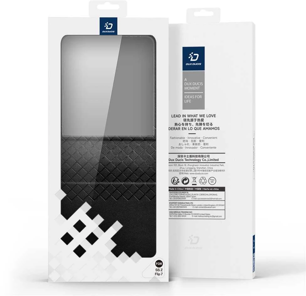 Dėklas Dux Ducis Bril Samsung F731 Z Flip5 5G juodas
