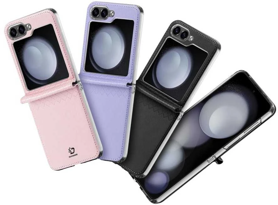 Dėklas Dux Ducis Bril Samsung F741 Z Flip6/F761 Z Flip7 FE violetinis