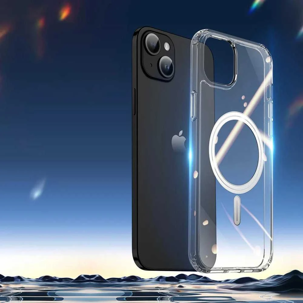 Dėklas Dux Ducis Clin Magsafe Apple iPhone 15 Plus skaidrus