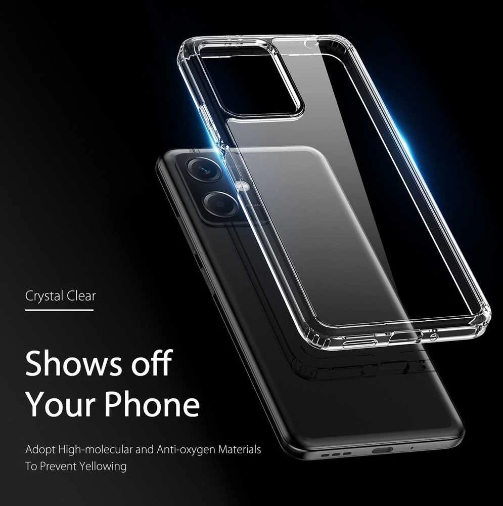 Dėklas Dux Ducis Clin Xiaomi Redmi Note 12 Pro+ 5G skaidrus